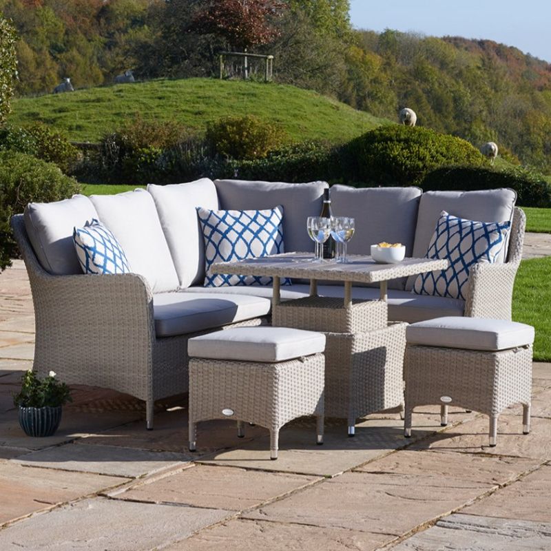 TETBURY MINI SOFA ADJUSTABLE TABLE & STOOLS