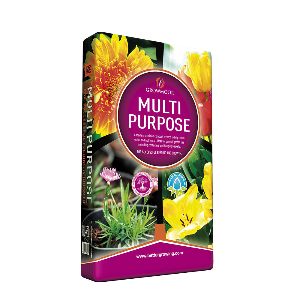 GROWMOOR 60L MULTI PURPOSE COMPOST
