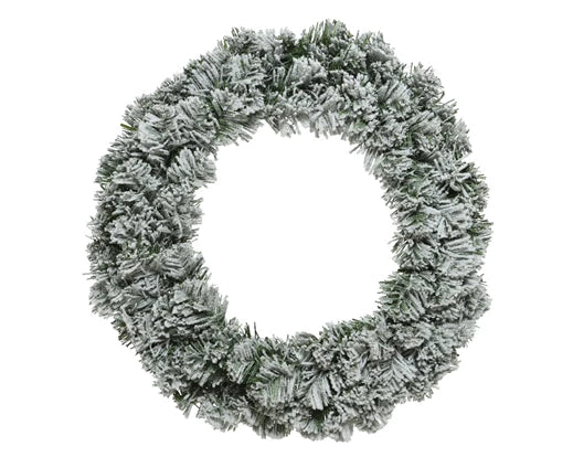 Snowy Imperial Wreath 90cm
