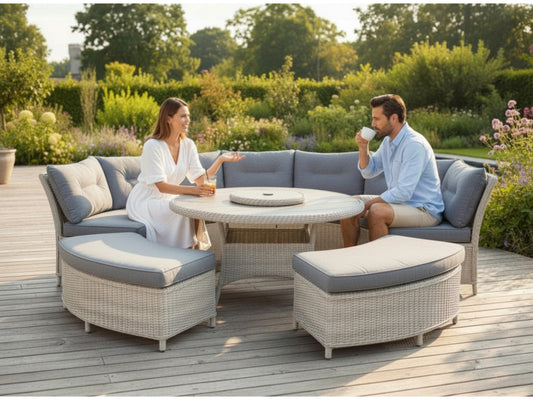 CANNES CURVED DINING SET