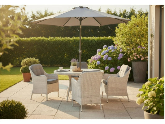 CANNES 4 SEAT DINING SET