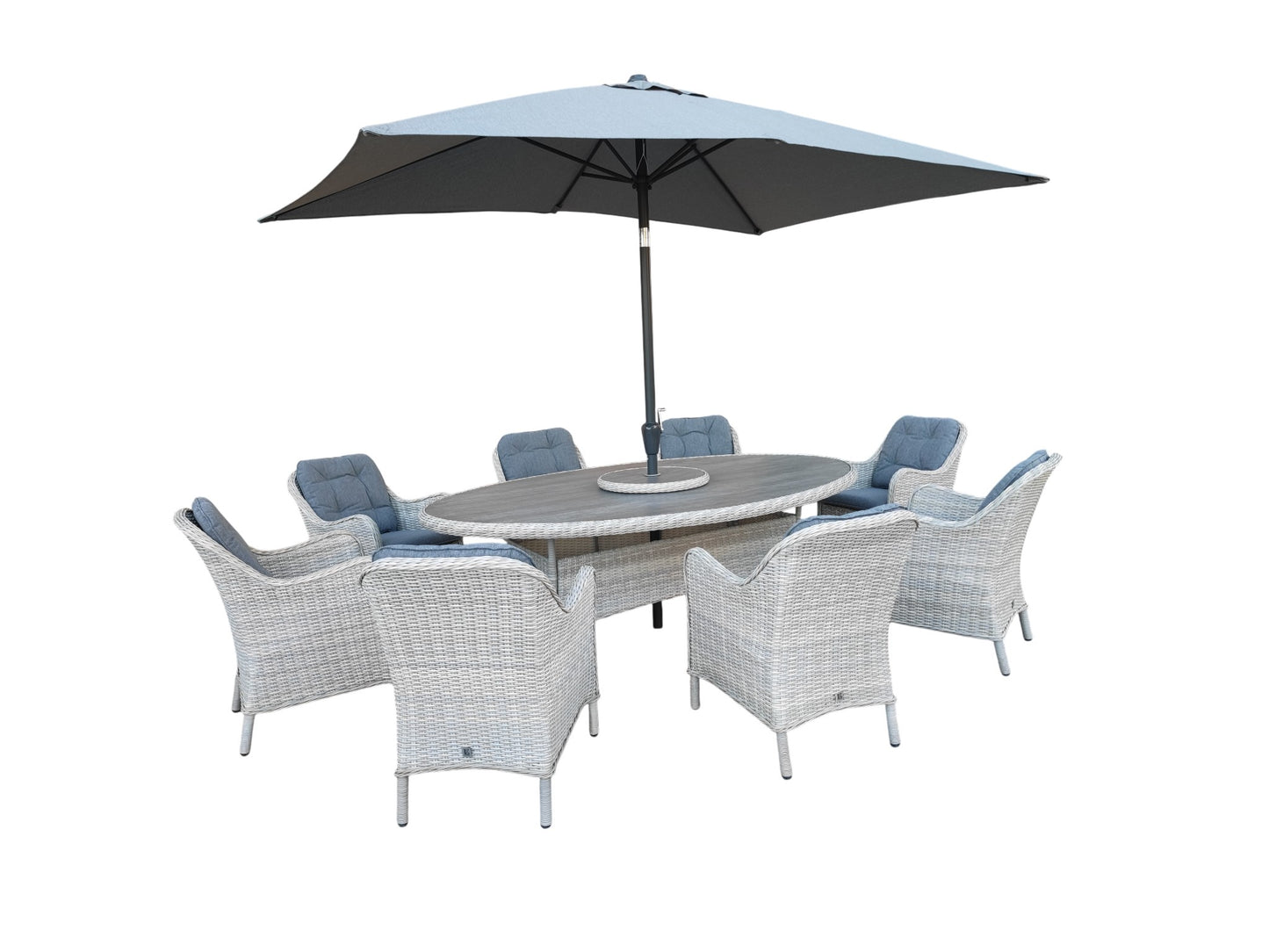 CANNES 8 SEAT DINING SET