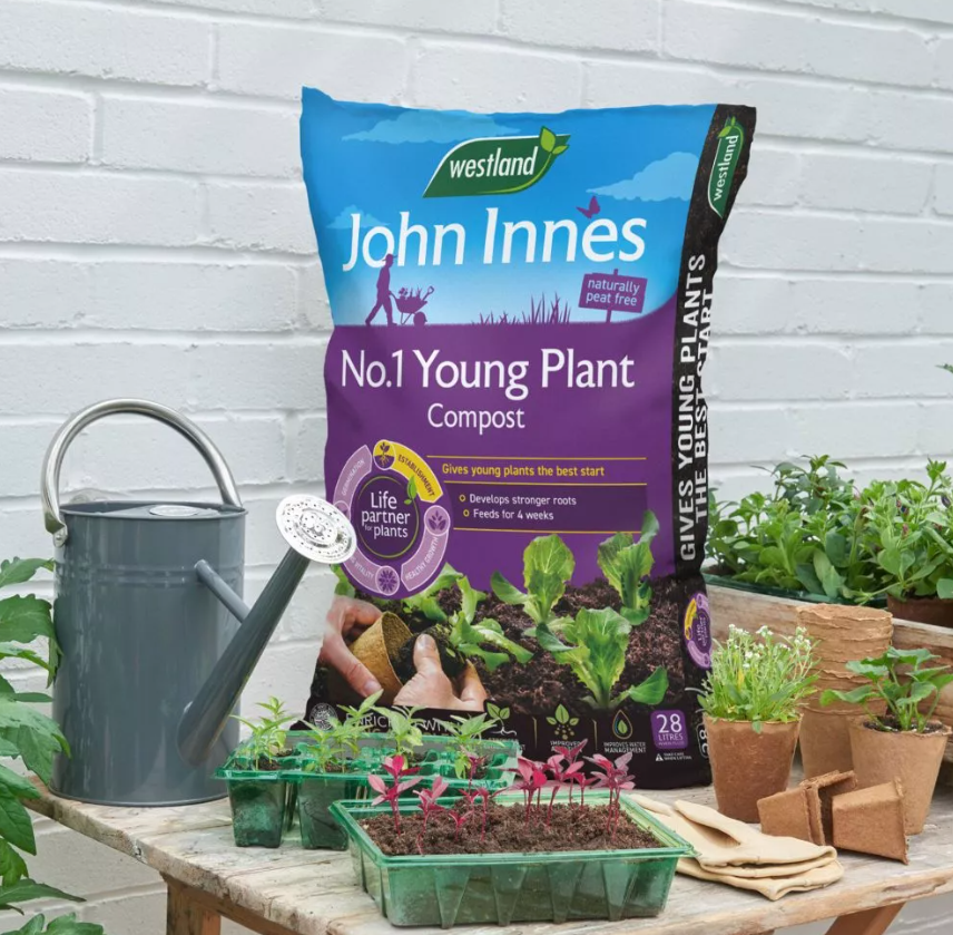 John Innes Peat Free No.1 Young Plant Compost 28L