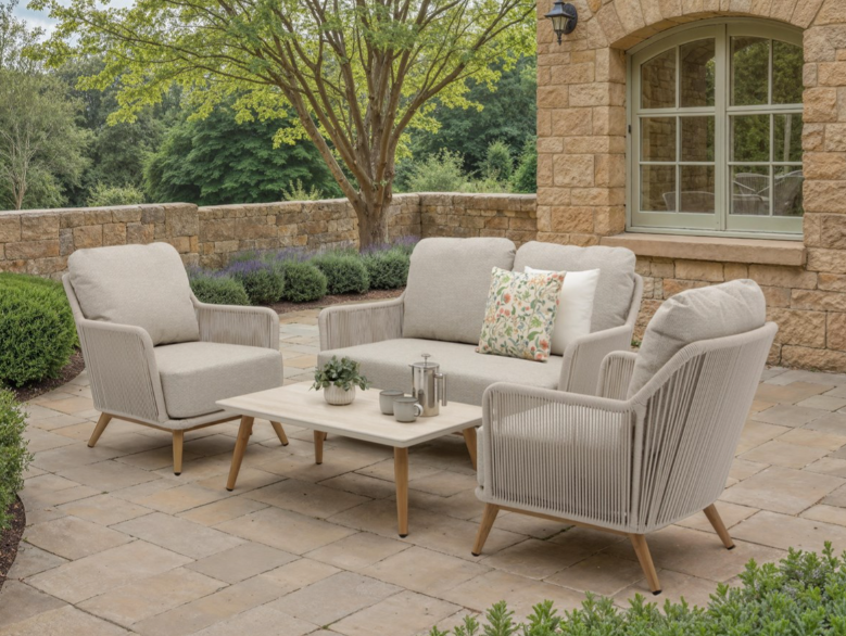 COMO MOCHA 2 SEAT SOFA SET