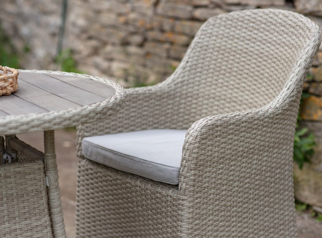 TETBURY ROUND BISTRO SET NUTMEG