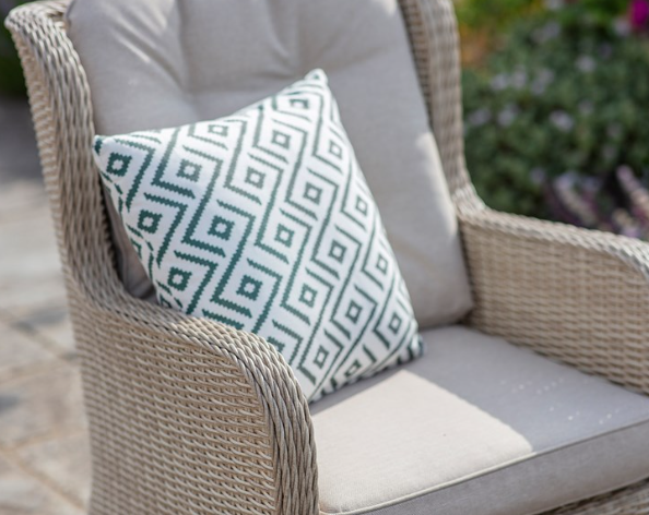 Chedworth Sandstone Rattan Round Bistro Set