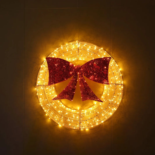 1.2M LARGE WREATH WITH RED BOW