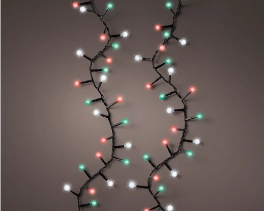 LED cherry lights 8 function twinkle outdoor Multicolour