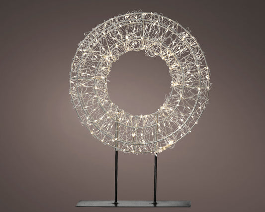 Micro LED table light wreath outdoor