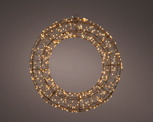 Micro LED wreath ourdoor