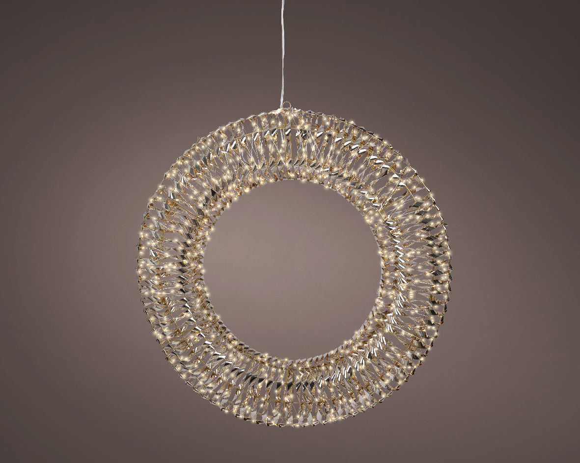 Micro LED wreath flashing outdoor
