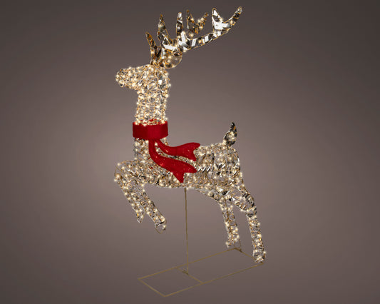 Micro LED reindeer flashing outdoor
