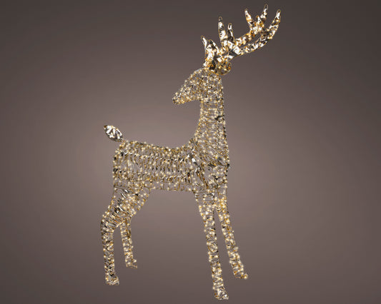 Micro LED reindeer flashing outdoor
