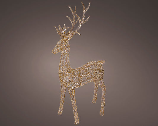 Micro LED reindeer flashing outdoor