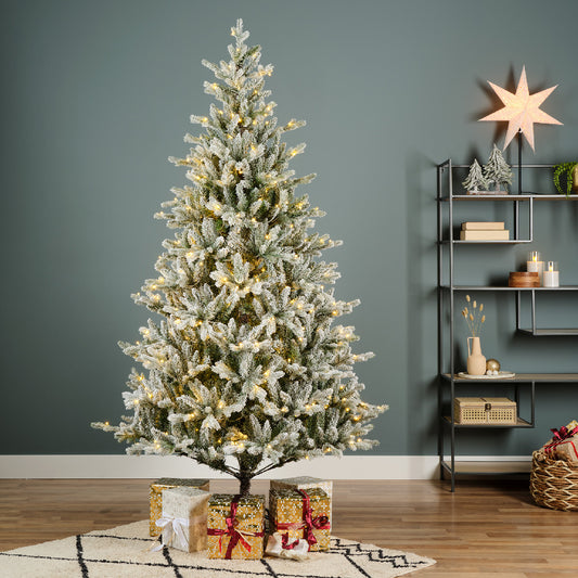 Snowy Allison Pine Pre-Lit 7ft