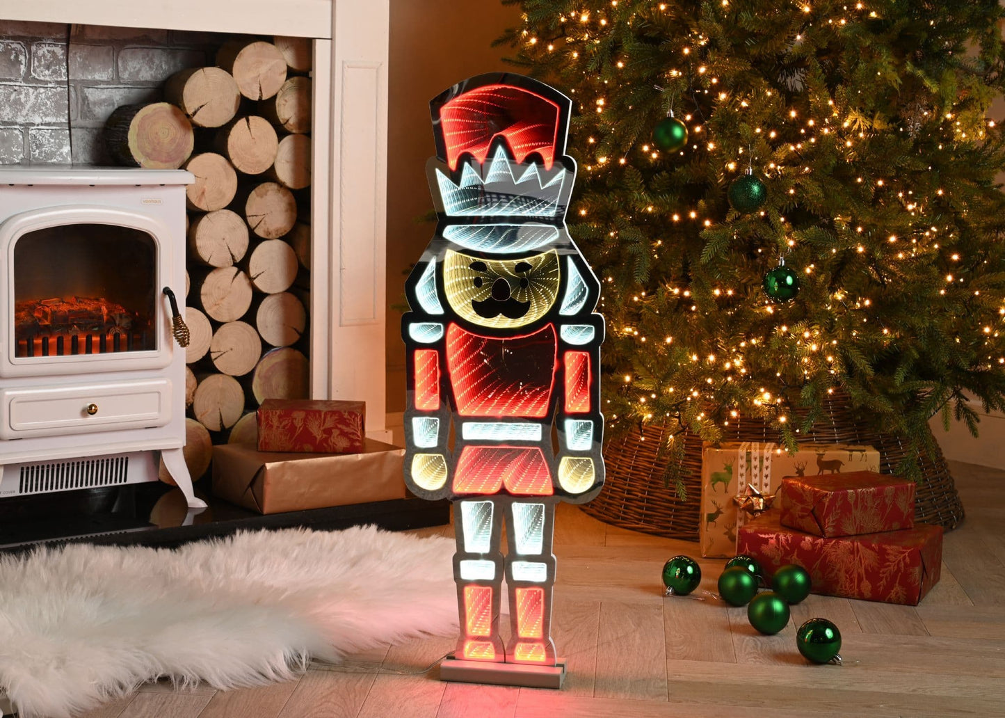 74cm Nutcracker Soldier Infinity Light