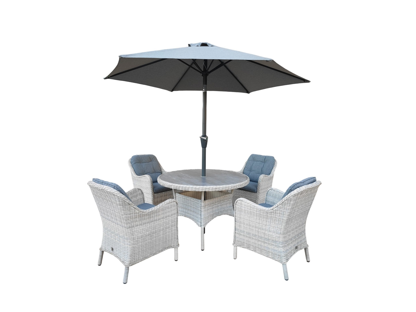 CANNES 4 SEAT DINING SET