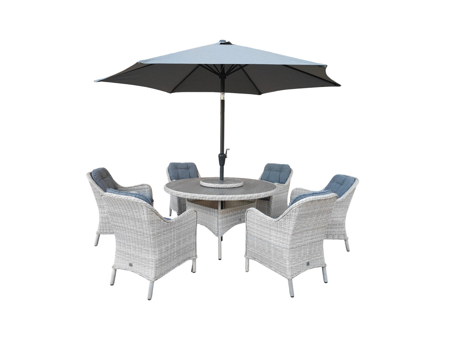 CANNES 6 SEAT DINING SET