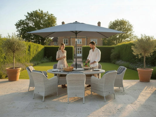 CANNES 8 SEAT DINING SET
