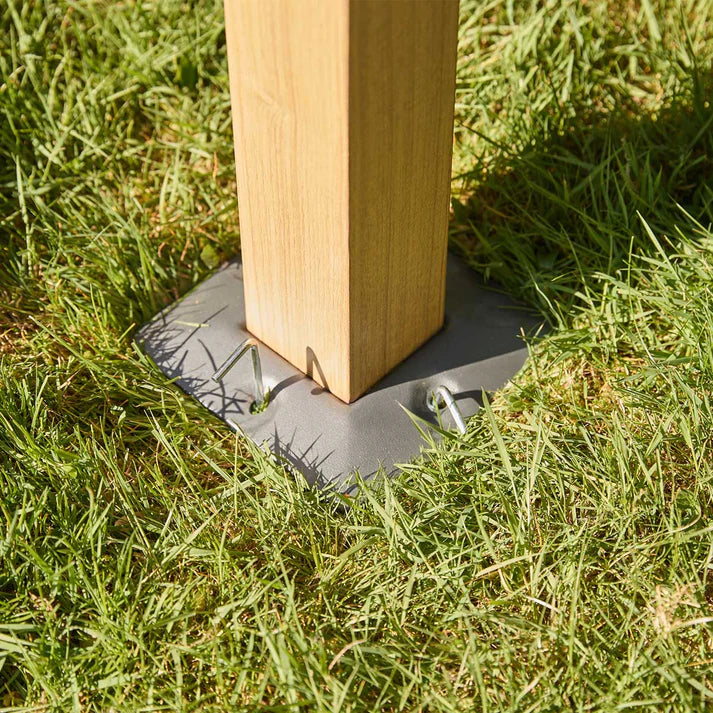SANCTUARY OAK 3X3 FABRIC GAZEBO SOLAR LIGHTS