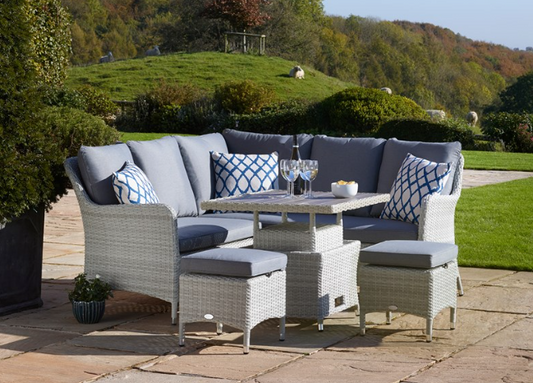 TETBURY MINI SOFA ADJUSTABLE TABLE CLOUD