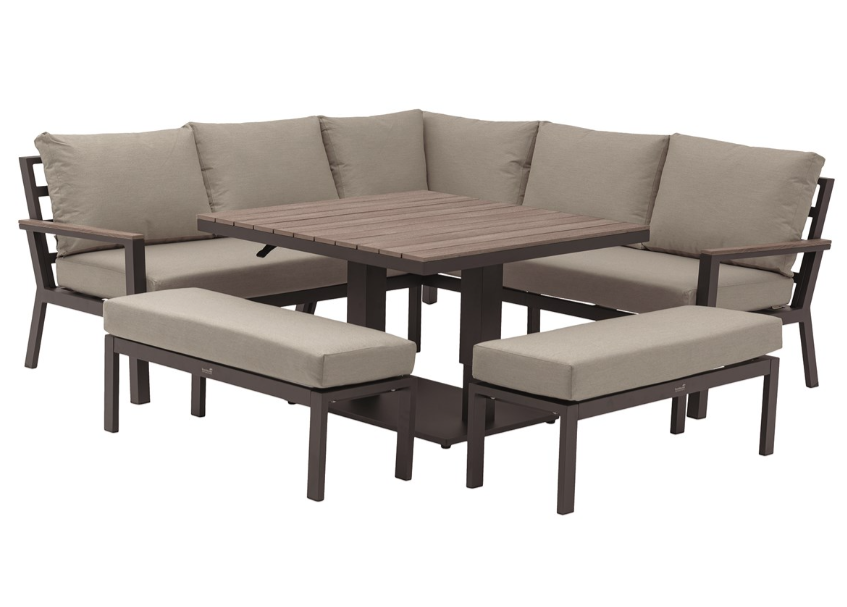 FLORENCE SOFA ADJUSTABLE SET WITH 2 BENCHES