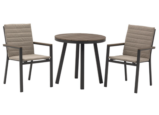 FLORENCE 80CM BISTRO SET ROUND