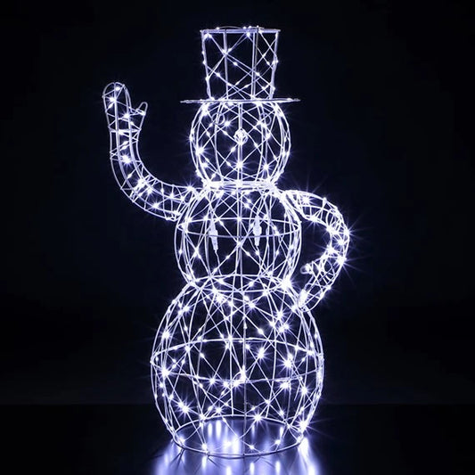 1M DICKENSIAN SNOWMAN