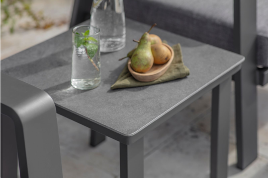 PRAGUE ANTHRACITE RECLINING CHAIRS & FOOTSTOOLS